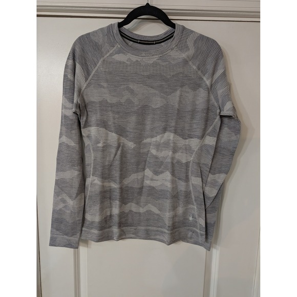Smartwool Tops - Smartwool Classic Thermal Merino Wool Base Layer Top Grey large gorpcore outdoor